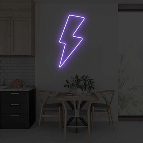 Lightning Bolt Neon Sign | NEON SIGNO® Custom Neon Signs