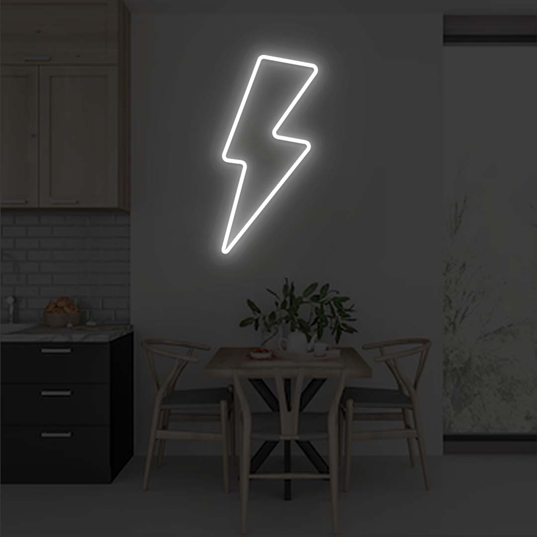 Lightning Bolt Neon Sign | NEON SIGNO® Custom Neon Signs