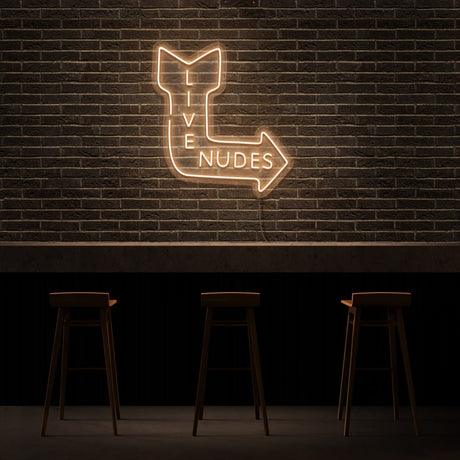 Live Nudes Neon Sign | NEON SIGNO® Custom Neon Signs