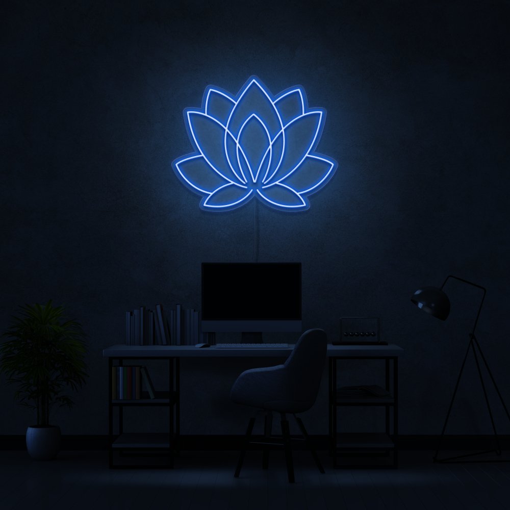 Lotus Neon Sign | NEON SIGNO® Custom Neon Signs