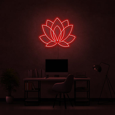 Lotus Neon Sign | NEON SIGNO® Custom Neon Signs