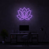 Lotus Neon Sign | NEON SIGNO® Custom Neon Signs