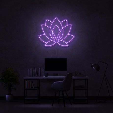 Lotus Neon Sign | NEON SIGNO® Custom Neon Signs