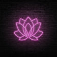 Lotus Neon Sign | NEON SIGNO® Custom Neon Signs