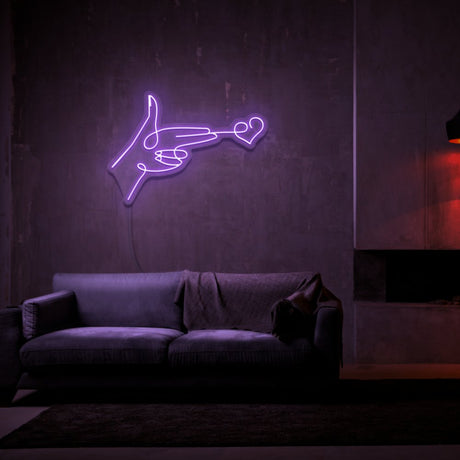 Love Gun Neon Sign | NEON SIGNO® Custom Neon Signs