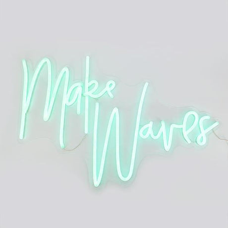 Make Waves Neon Sign | NEON SIGNO® Custom Neon Signs