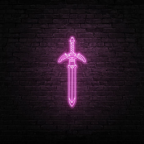 Master Sword Neon Sign | NEON SIGNO® Custom Neon Signs