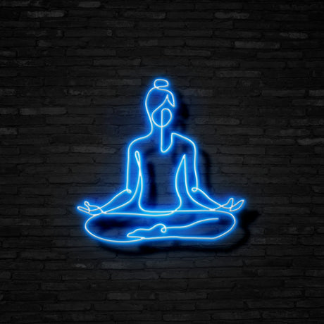 Meditation Neon Sign | NEON SIGNO® Custom Neon Signs