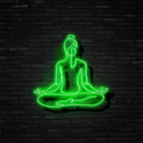 Meditation Neon Sign | NEON SIGNO® Custom Neon Signs