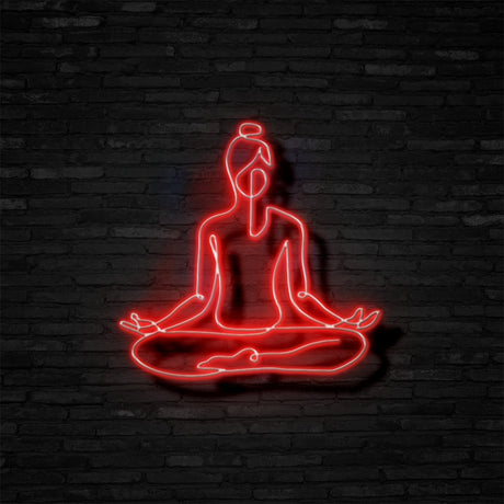 Meditation Neon Sign | NEON SIGNO® Custom Neon Signs