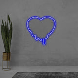 Melting Heart Neon Sign | NEON SIGNO® Custom Neon Signs