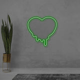 Melting Heart Neon Sign | NEON SIGNO® Custom Neon Signs