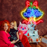 Merry Christmas Light Decoration LED Neon Sign | NEON SIGNO® Custom Neon Signs