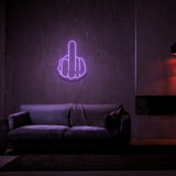 Middle Finger Neon Sign | NEON SIGNO® Custom Neon Signs