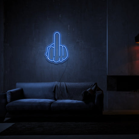 Middle Finger Neon Sign | NEON SIGNO® Custom Neon Signs