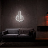 Middle Finger Neon Sign | NEON SIGNO® Custom Neon Signs