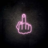 Middle Finger Neon Sign | NEON SIGNO® Custom Neon Signs