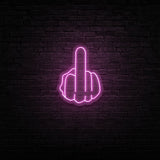 Middle Finger Neon Sign | NEON SIGNO® Custom Neon Signs