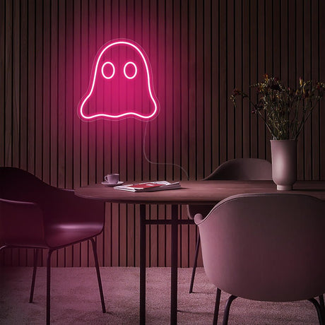 Mini Ghost Halloween Neon Sign | NEON SIGNO® Custom Neon Signs