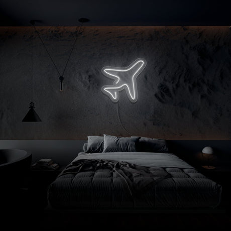 Minimal Plane Neon Sign | NEON SIGNO® Custom Neon Signs