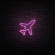 Minimal Plane Neon Sign | NEON SIGNO® Custom Neon Signs