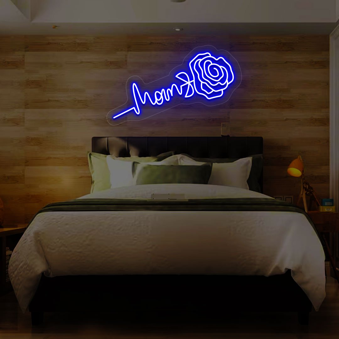 Mom Text Neon Sign | NEON SIGNO® Custom Neon Signs