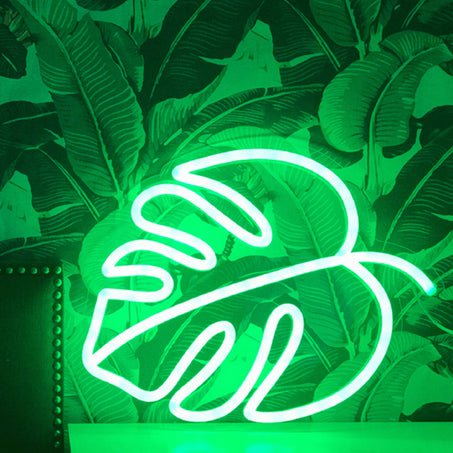 Monstera Leaf Neon Sign | NEON SIGNO® Custom Neon Signs