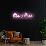 Mr & Mrs Neon Sign | NEON SIGNO® Custom Neon Signs