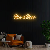 Mr & Mrs Neon Sign | NEON SIGNO® Custom Neon Signs