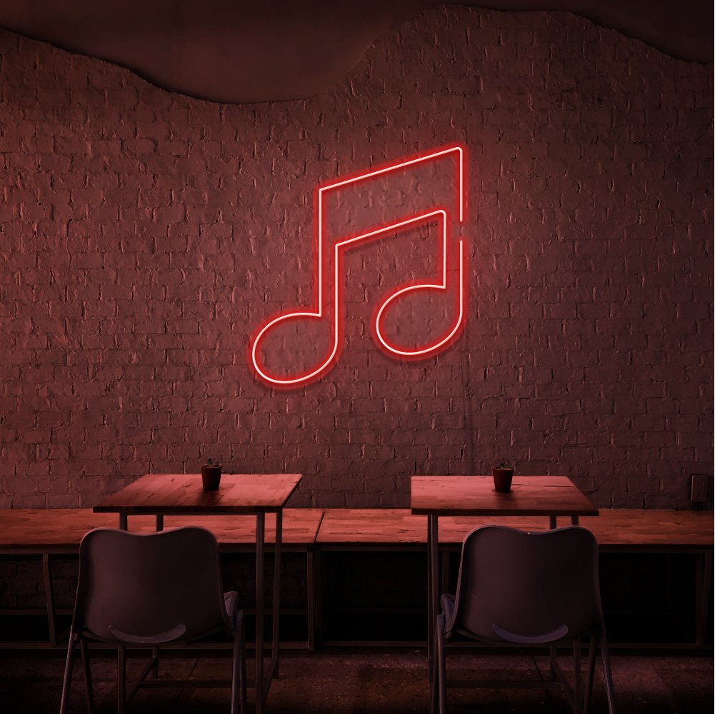 Music Note Neon Sign | NEON SIGNO® Custom Neon Signs