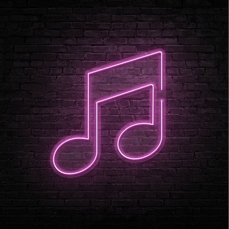 Music Note Neon Sign | NEON SIGNO® Custom Neon Signs