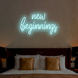 New Beginnings Neon Sign | NEON SIGNO® Custom Neon Signs