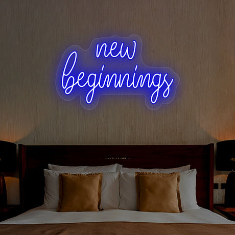 New Beginnings Neon Sign | NEON SIGNO® Custom Neon Signs