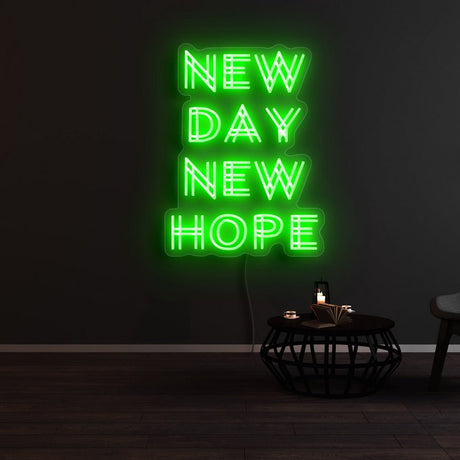 New Day New Hope Neon Sign | NEON SIGNO® Custom Neon Signs