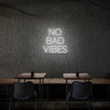 No Bad Vibes Neon Sign | NEON SIGNO® Custom Neon Signs