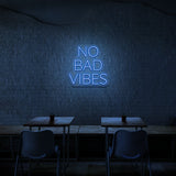 No Bad Vibes Neon Sign | NEON SIGNO® Custom Neon Signs