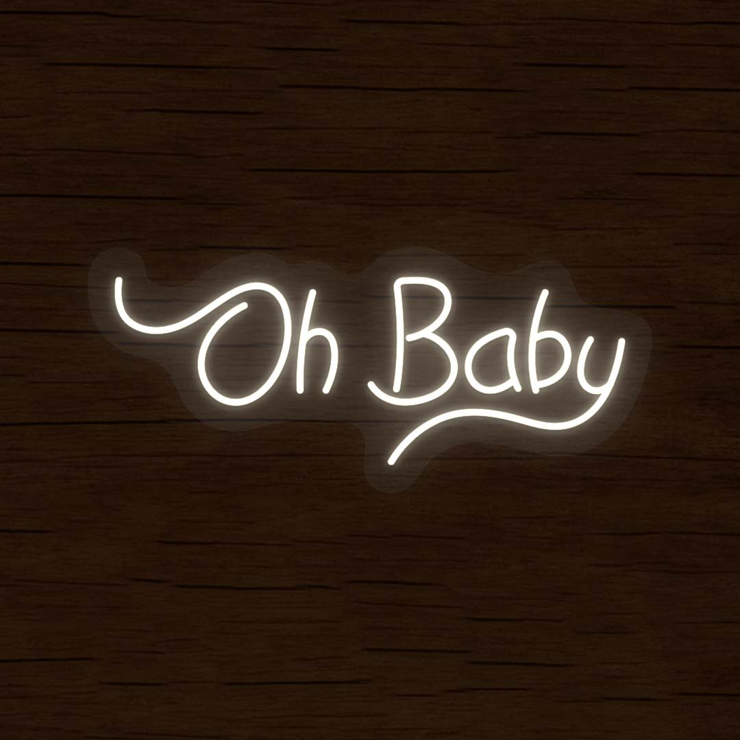 Oh Baby Neon Sign | NEON SIGNO® Custom Neon Signs