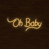 Oh Baby Neon Sign | NEON SIGNO® Custom Neon Signs