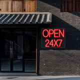 Open 24/7 Neon Sign | NEON SIGNO® Custom Neon Signs