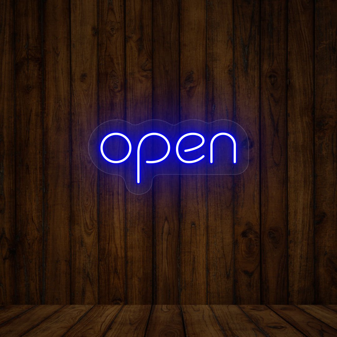 Open Neon Sign | NEON SIGNO® Custom Neon Signs