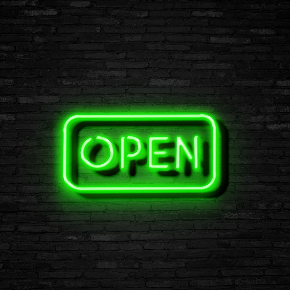 OPEN Neon Sign | NEON SIGNO® Custom Neon Signs