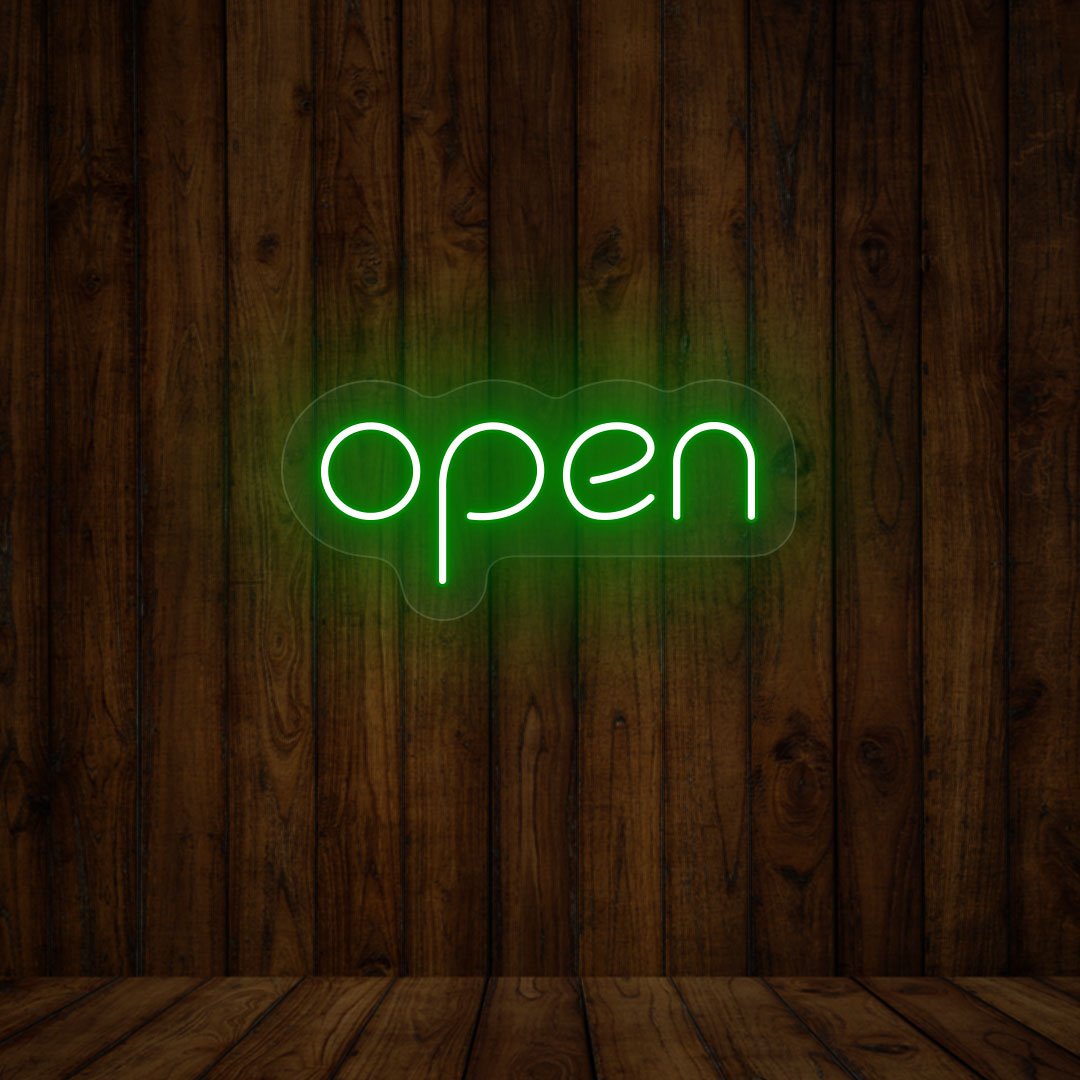 Open Neon Sign | NEON SIGNO® Custom Neon Signs