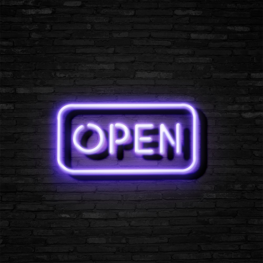 OPEN Neon Sign | NEON SIGNO® Custom Neon Signs