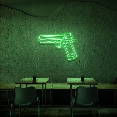 Pistol Neon Sign | NEON SIGNO® Custom Neon Signs