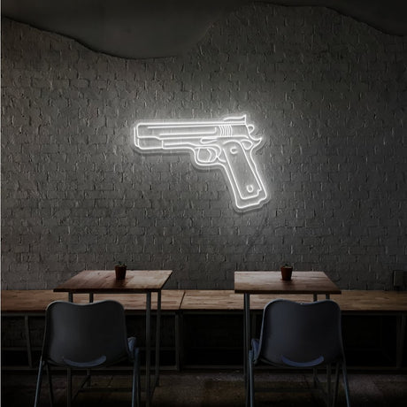 Pistol Neon Sign | NEON SIGNO® Custom Neon Signs