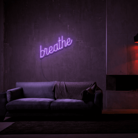 Breathe Neon Sign | NEON SIGNO® Custom Neon Signs