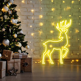 Reindeer neon sign | NEON SIGNO® Custom Neon Signs