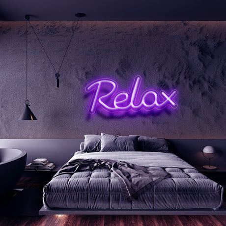 Relax Neon Sign | NEON SIGNO® Custom Neon Signs