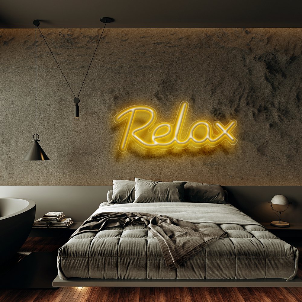 Relax Neon Sign | NEON SIGNO® Custom Neon Signs