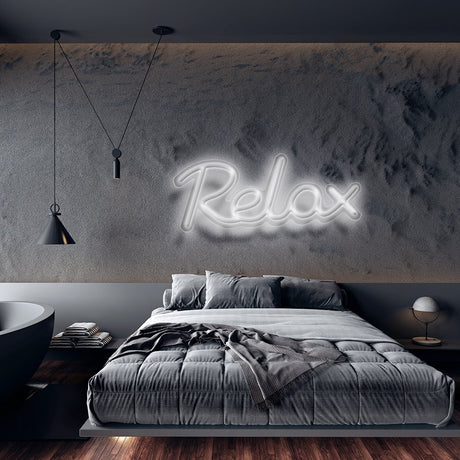 Relax Neon Sign | NEON SIGNO® Custom Neon Signs